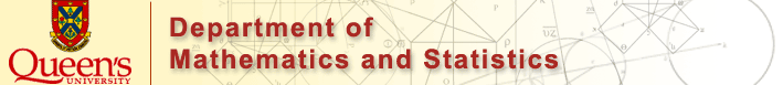 Queen's Math & Stats Masthead