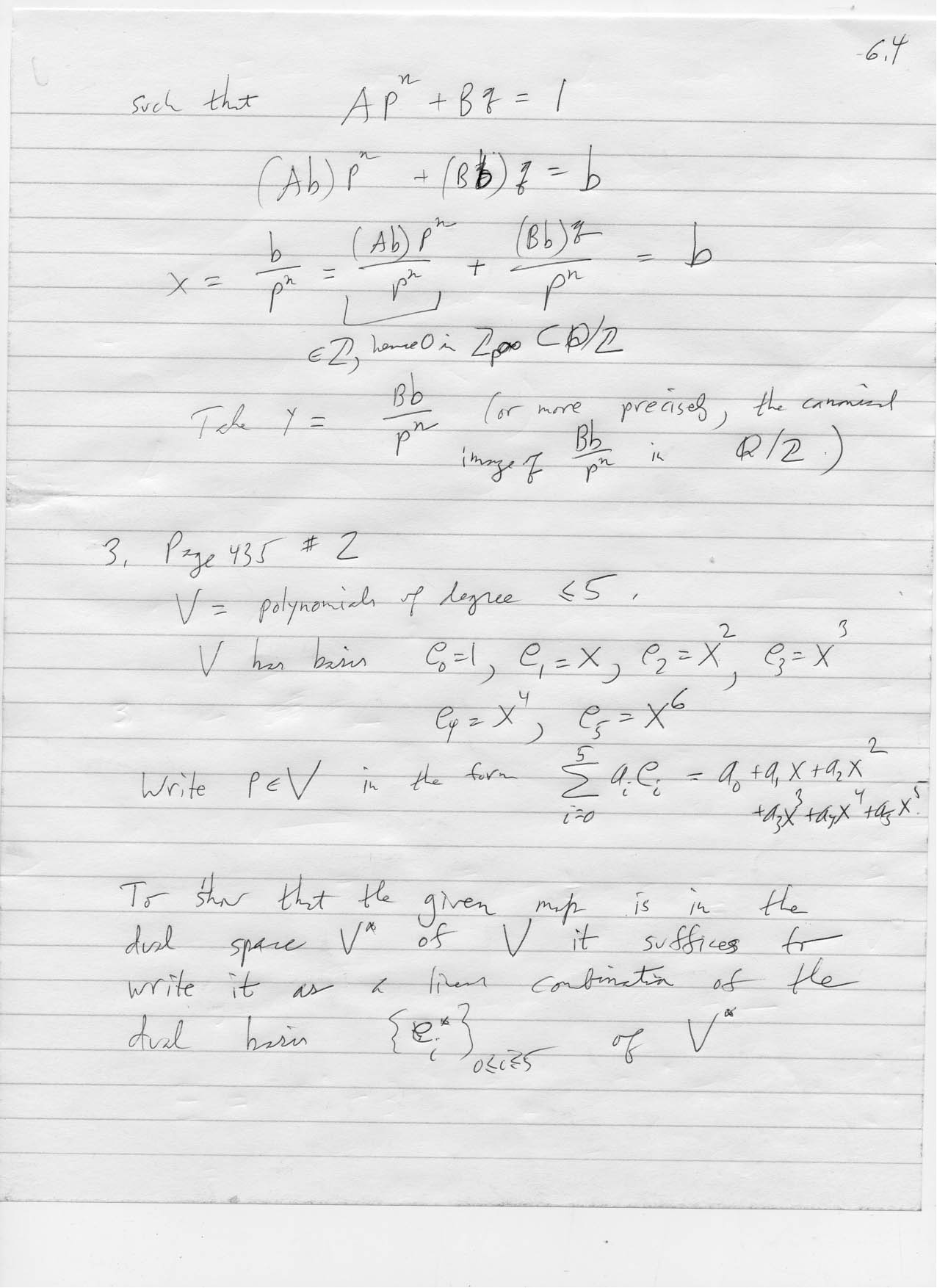 Solutions To Problem Set 6